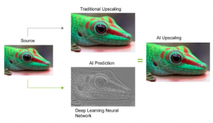 deep learning neural network AI upscaling